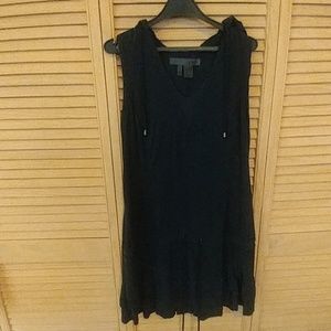 Wove n hooded dress